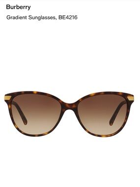 Burberry Tortoise Shell Brown Gradient Women's Sunglasses